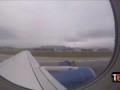 Terrific moment:Passenger films plane engine falling apart on take off