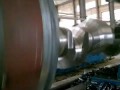 32tons load bearing heavy horizontal lathe for large crankshaft processing