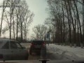 Хитрый водитель ВАЗа решил срезать дорогу