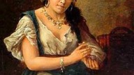 Farilla H. Цыганская девушка с картами. (Италия) XIX в.