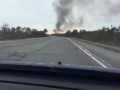 Пожар газопровода на трассе Сургут - Лянтор