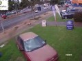 Pedestrian Launched Into The Air By Out of Control Car - South Australia, Australia