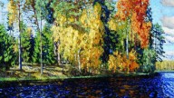 Жуковский. Лесное озеро. Синяя вода