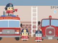 Мультики про пожарников. Мик и его команда. Пожарная станция. Смотреть пожарная машина мультфильм