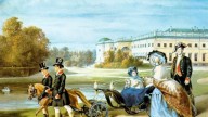 . Тейхель. Мария Александровна на прогулке. 1858
