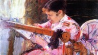 Cassatt Mary. Lydia at the Tapestry Loom c. 1881.
