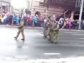 За это видео уволили командира пожарного расчета. Парад в Эстонии 24.02.2016