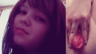 The face of Juicypussy2288 and her anal prolapse