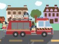 Мультфильм про пожарную машину. Пожарник Мик спасает кошку. Смотреть мультики про пожарников