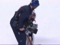 Referee Carries Kid Across Ice to the Net During Intermission Scrimmage (1/14/14)