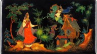 «Василиса Прекрасная». СССР, Палех, художник К. Кузнец?