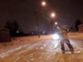 Russian street snowboarding in Saint-Petersburg January 2016 | Сноуборд на дорогах Питера
