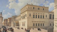 здания Нового Эрмитажа со стороны Миллионной улицы.1861