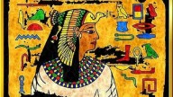 The artistic process used to create the time-worn effect in this painting ...