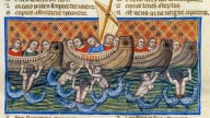 Miniature from Benoît de Sainte Maure's Le Roman de Troie.1340-1350.
