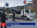 Авариа грузовика и легковой в Турции