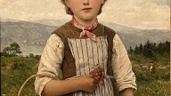 Albert Samuel Anker. Девочка с ягодами. Мариэлла.