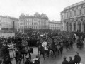 10.Конная полиция разгоняет демонстрацию, 1905 год.