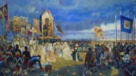 Зайцев.Молебен на Бородинском поле. (2)