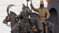 Issyk_horsemen,_Astana_Museum