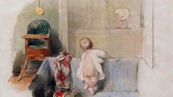 ФЕНДИ Князь Иоганн II ребенком, учащимся ходить, 1841 Акв?