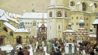 ВАСНЕЦОВ (1856-1933). Площадь Ивана Великого в Кремле. XVII ве