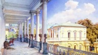 Премации. Вид на Камеронову галерею и Агатовые комнат?