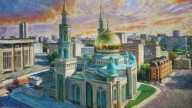 золотых лучах заката
