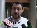 France: MEP Salvini dons Putin t-shirt in Strasbourg