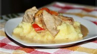 с картофельным пюре