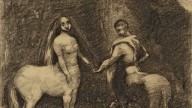 Odilon_Redon_CENTAURE_ET_CENTAURESSE